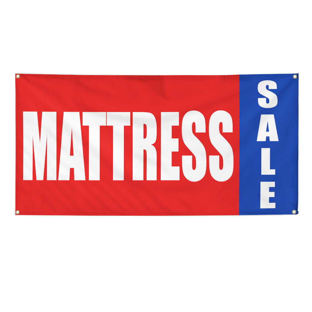 MATTRESS SALE Promotion Business Sign Banner 3' x 6' w/ 6 Grommets | eBay