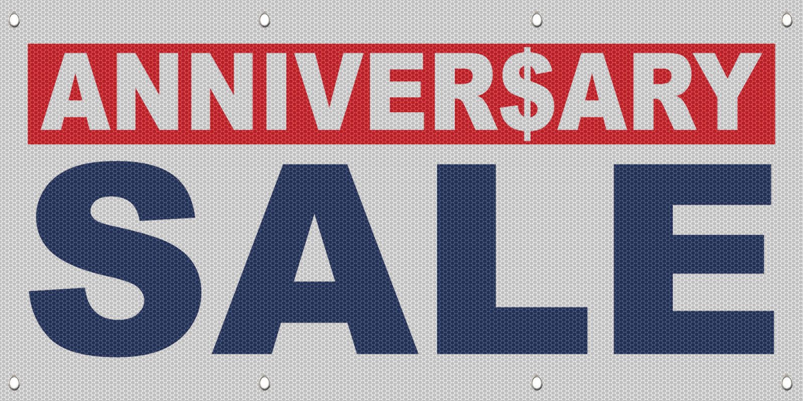 Anniversary sale red background blue mesh windproof fence Anniversary sale red background blue mesh windproof fence