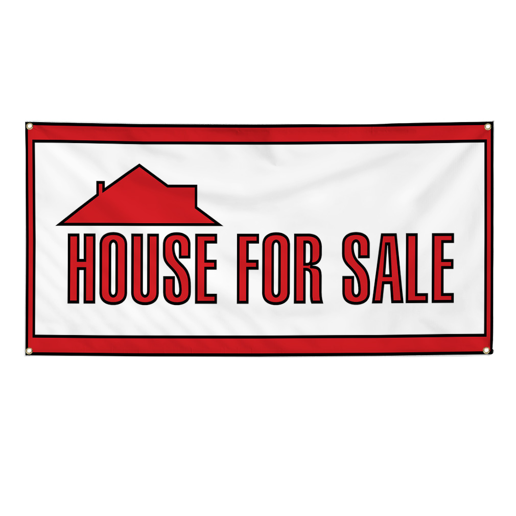 House For Sale Real Estate Vinyl Banner Sign w/Grommets eBay