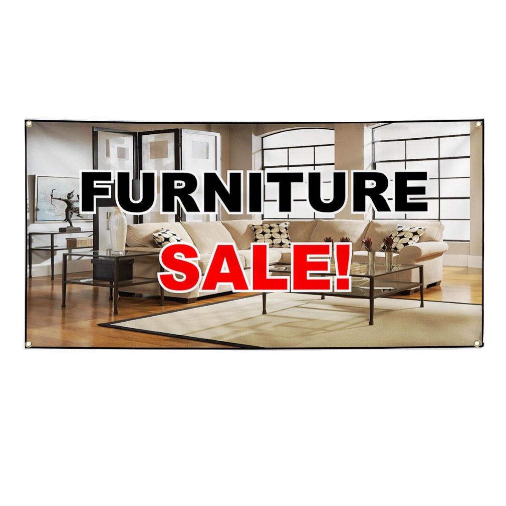 Furniture Sale Advertisement Vinyl Banner Sign W/ Grommets 4 ft x 8 ft eBay