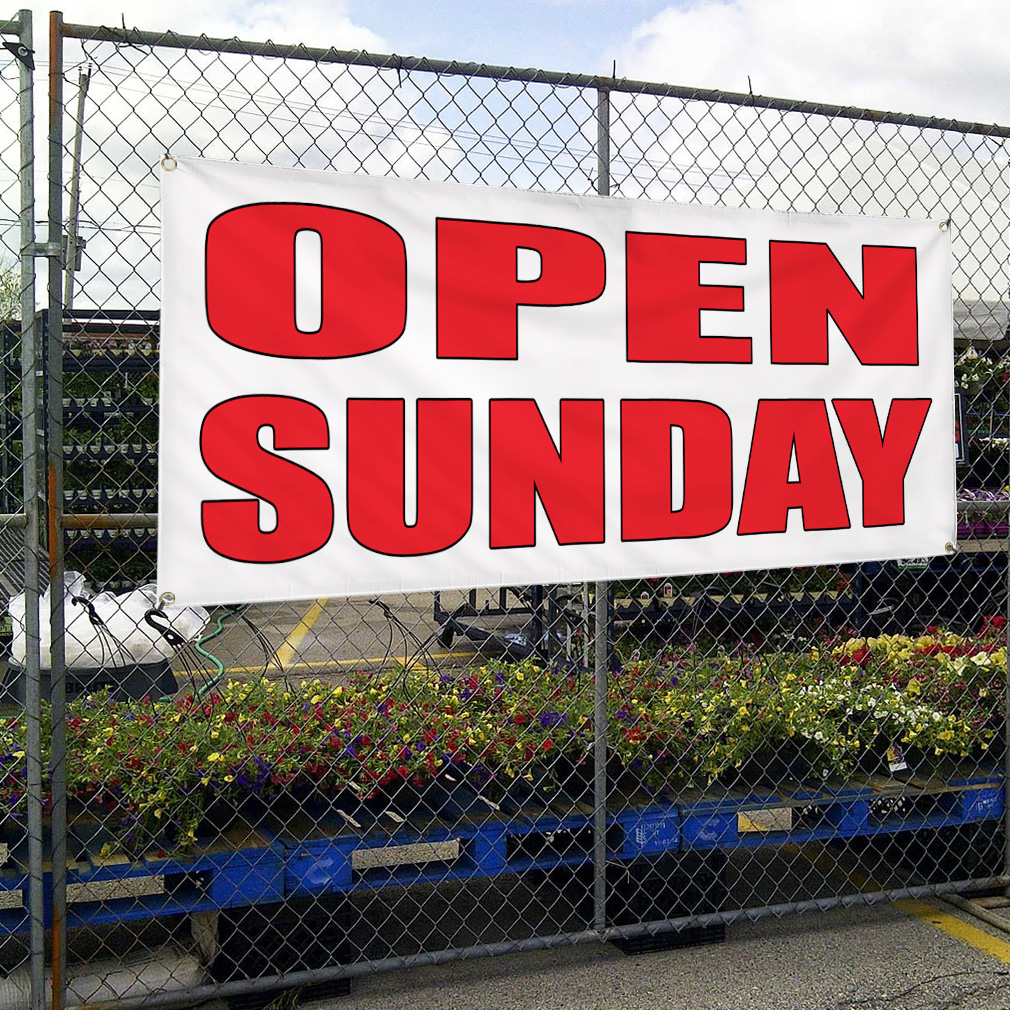 Vinyl Banner Multiple Options Open Sundays Auto Body Shop Vinyl Banner Multiple Options Open Sundays Auto Body Shop