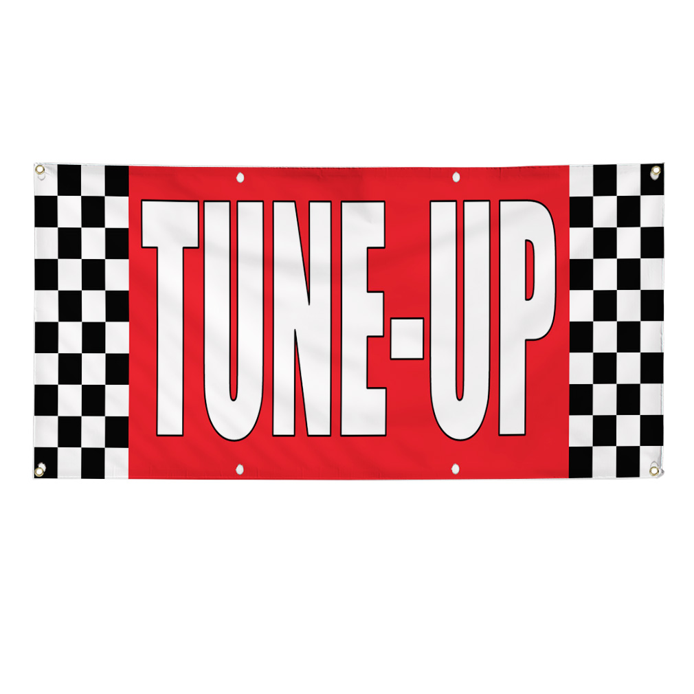 Vinyl Banner Multiple Options Tune-Up Auto Body Shop Car Repair Automotive