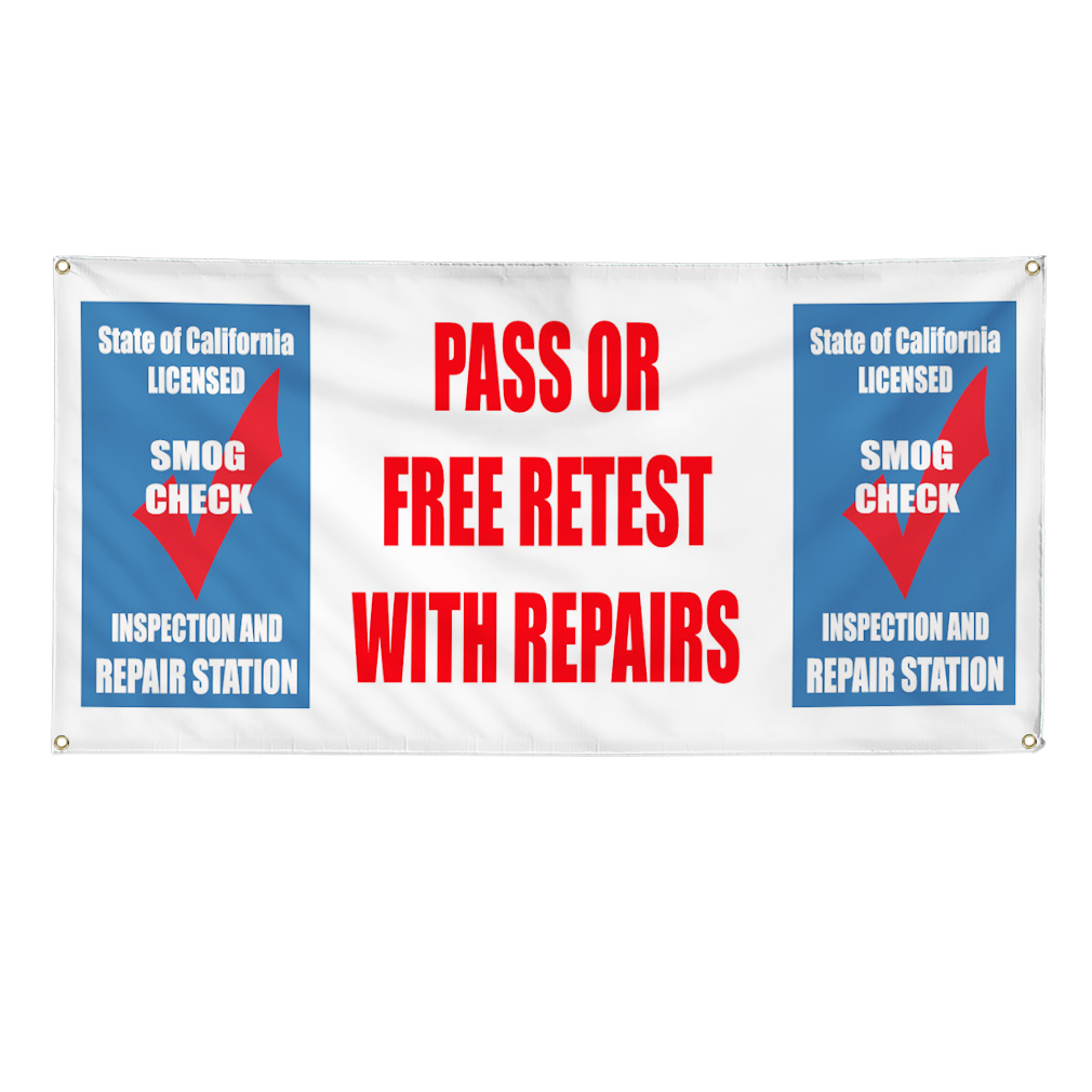 Vinyl Banner Multiple Options Free Brake Inspection Advertising Printing Outdoor