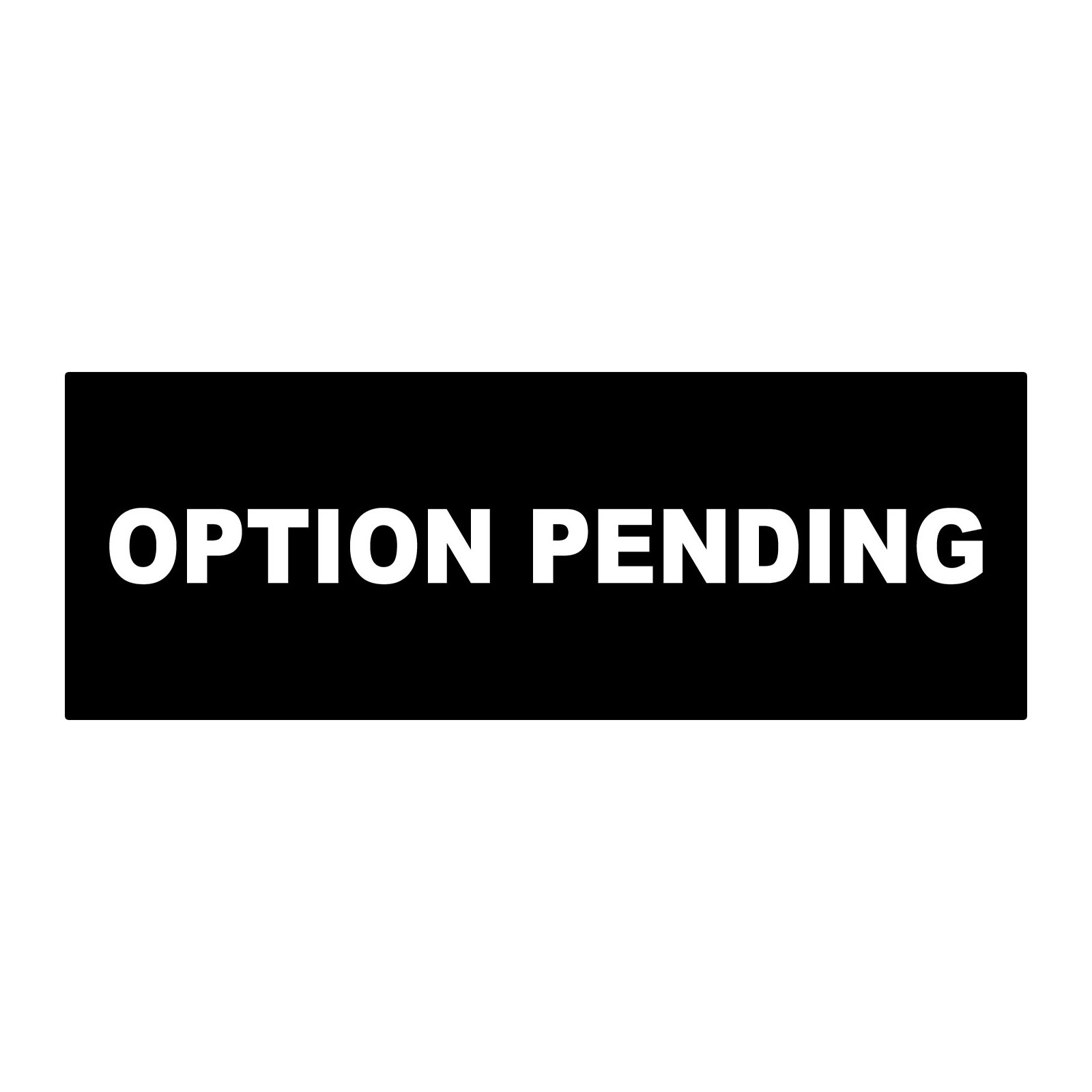 Black option sign in
