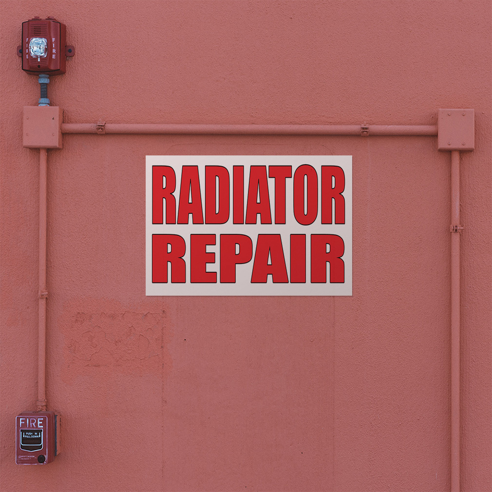 Decal Stickers Radiator Repair Auto Body Shop Car Vinyl Store Sign Label eBay