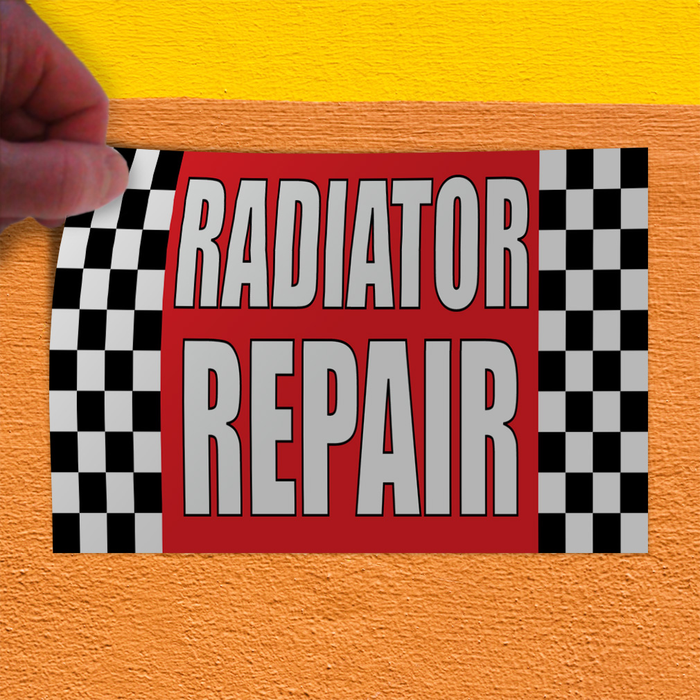 Decal Stickers Radiator Repair Auto Body Shop Car Vinyl Store Sign Label eBay