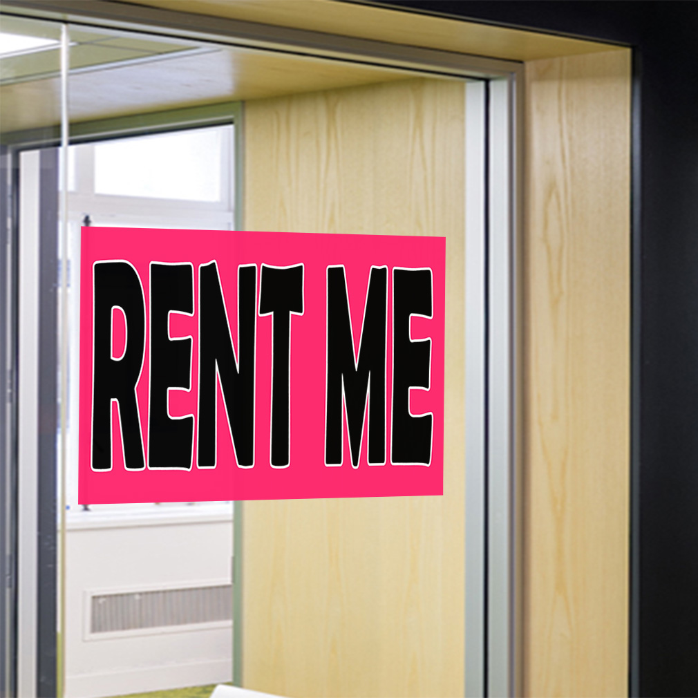 Decal Stickers Rent Me Vinyl Store Sign Label Business | eBay